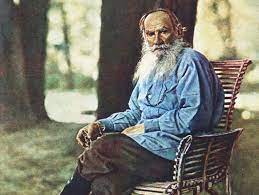 لئو تولستوی عکس و چاپ سنگی آن توسط سر.گئی پروکودین